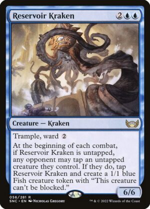 Reservoir Kraken - Foil<br /><span class="collector-number">Collector No. 56</span>