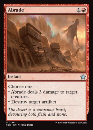 Abrade - Foil<br /><span class="collector-number">Collector No. 188</span>