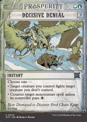 Decisive Denial - Foil<br /><span class="collector-number">Collector No. 42</span>