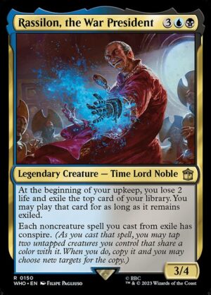 Rassilon, the War President - Foil<br /><span class="collector-number">Collector No. 150</span>