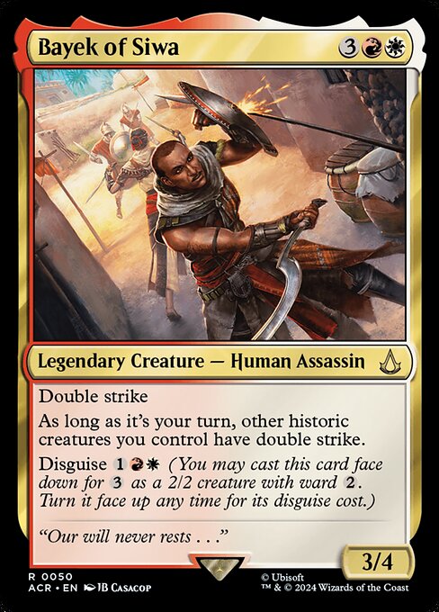 Bayek of Siwa - Foil<br /><span class="collector-number">Collector No. 50</span>