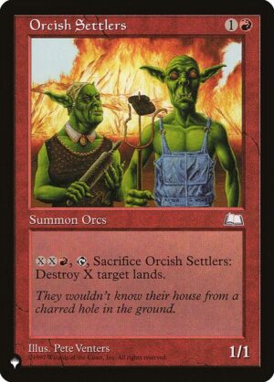 Orcish Settlers<br /><span class="collector-number">Collector No. WTH-112</span>