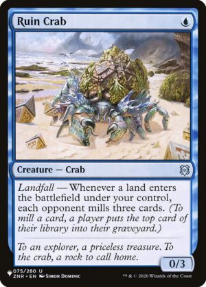 Ruin Crab<br /><span class="collector-number">Collector No. ZNR-75</span>