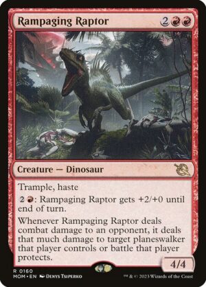 Rampaging Raptor - Foil<br /><span class="collector-number">Collector No. 160</span>