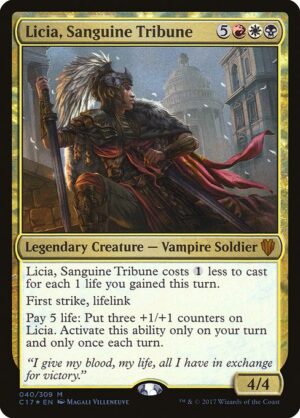 Licia, Sanguine Tribune - Foil<br /><span class="collector-number">Collector No. 40</span>