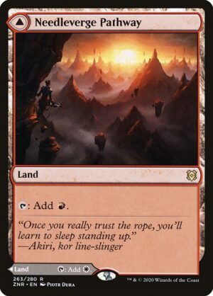 Needleverge Pathway // Pillarverge Pathway - Foil<br /><span class="collector-number">Collector No. 263</span>