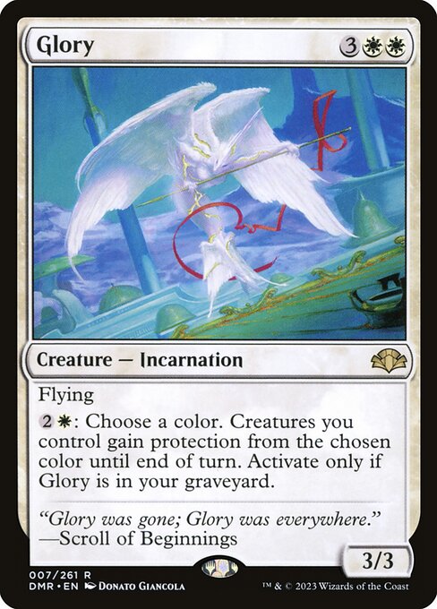 Glory - Foil<br /><span class="collector-number">Collector No. 7</span>