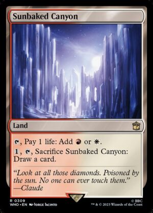 Sunbaked Canyon - Foil<br /><span class="collector-number">Collector No. 309</span>