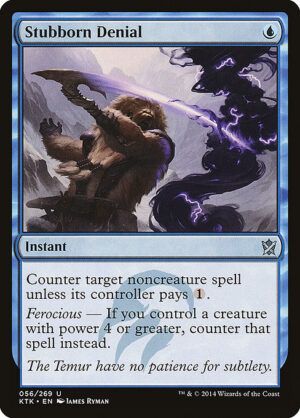 Stubborn Denial<br /><span class="collector-number">Collector No. 56</span>