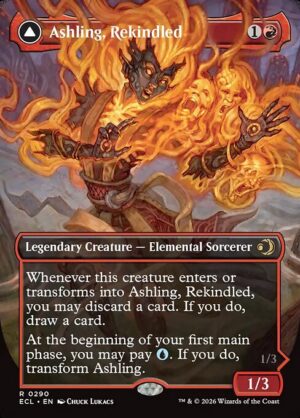 Ashling, Rekindled // Ashling, Rimebound<br /><span class="collector-number">Collector No. 290</span>