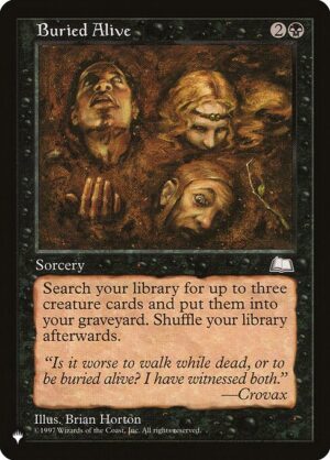 Buried Alive<br /><span class="collector-number">Collector No. WTH-63</span>