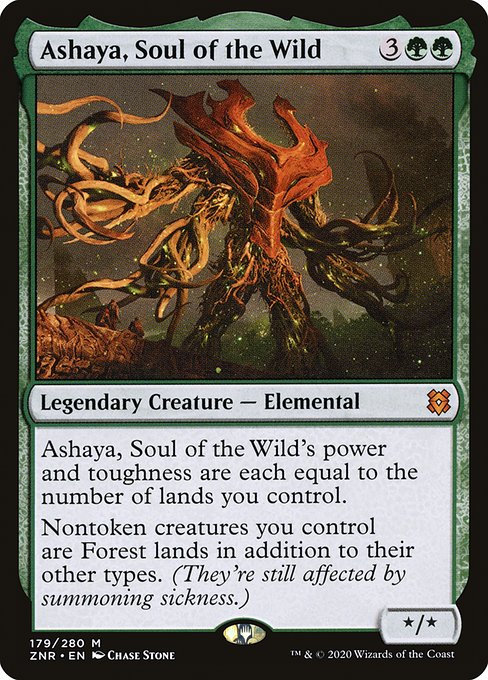 Ashaya, Soul of the Wild - Foil<br /><span class="collector-number">Collector No. 179</span>