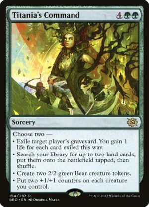 Titania's Command - Foil<br /><span class="collector-number">Collector No. 194</span>