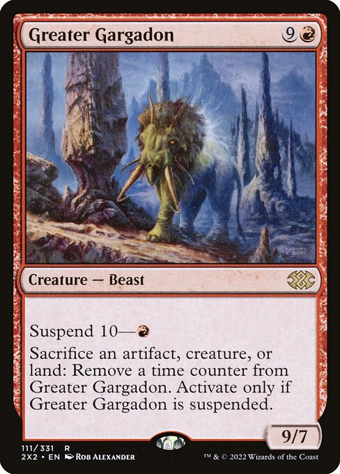 Greater Gargadon - Foil<br /><span class="collector-number">Collector No. 111</span>