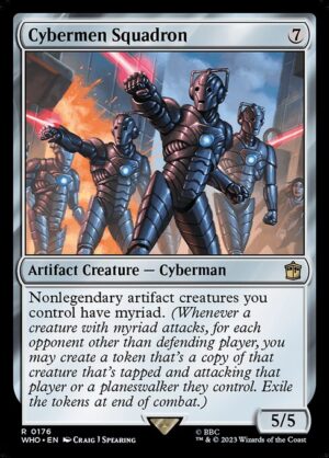 Cybermen Squadron - Foil<br /><span class="collector-number">Collector No. 176</span>