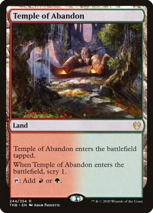 Temple of Abandon - Foil<br /><span class="collector-number">Collector No. 244</span>