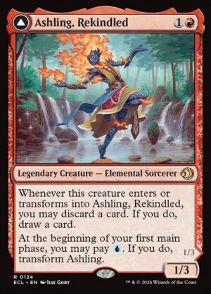 Ashling, Rekindled // Ashling, Rimebound<br /><span class="collector-number">Collector No. 124</span>