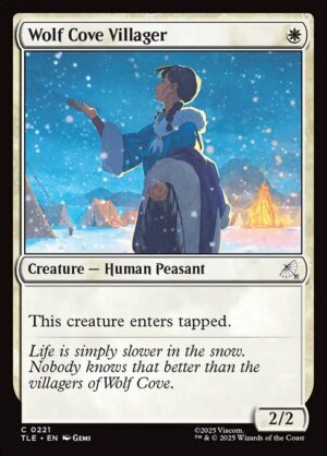 Wolf Cove Villager - Foil<br /><span class="collector-number">Collector No. 221</span>