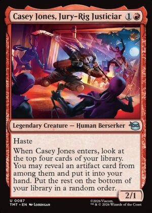 Casey Jones, Jury-Rig Justiciar<br /><span class="collector-number">Collector No. 87</span>