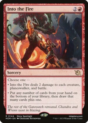 Into the Fire - Foil<br /><span class="collector-number">Collector No. 144</span>