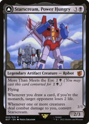 Starscream, Power Hungry // Starscream, Seeker Leader<br /><span class="collector-number">Collector No. 5</span>