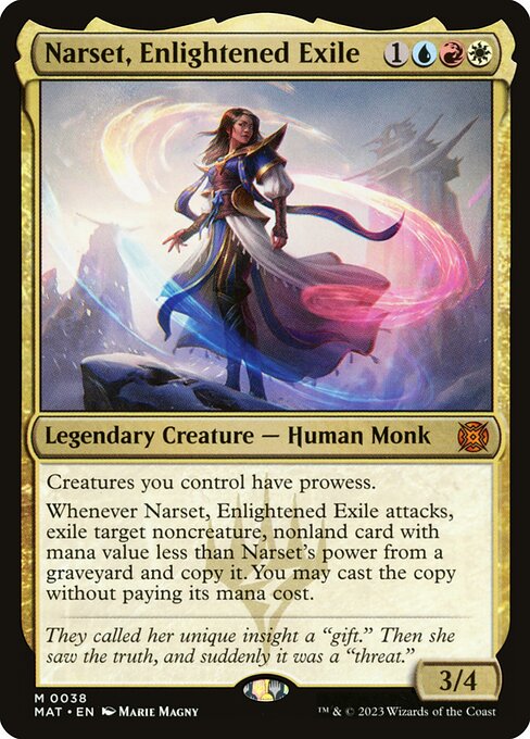 Narset, Enlightened Exile - Foil<br /><span class="collector-number">Collector No. 38</span>