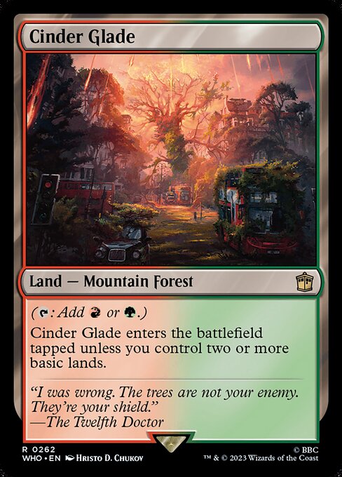 Cinder Glade - Foil<br /><span class="collector-number">Collector No. 262</span>