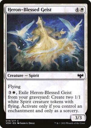 Heron-Blessed Geist<br /><span class="collector-number">Collector No. 19</span>