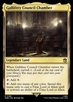 Gallifrey Council Chamber - Foil<br /><span class="collector-number">Collector No. 188</span>