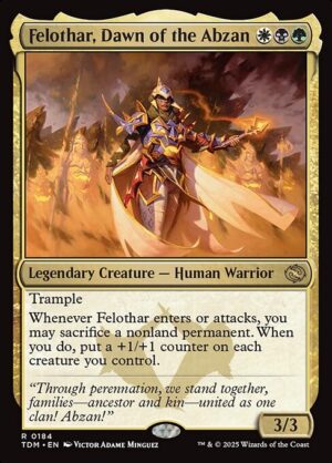Felothar, Dawn of the Abzan - Foil<br /><span class="collector-number">Collector No. 184</span>