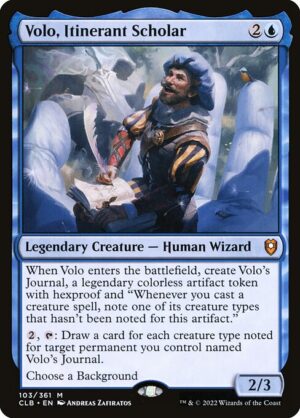 Volo, Itinerant Scholar - Foil<br /><span class="collector-number">Collector No. 103</span>