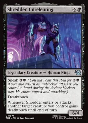 Shredder, Unrelenting<br /><span class="collector-number">Collector No. 74</span>
