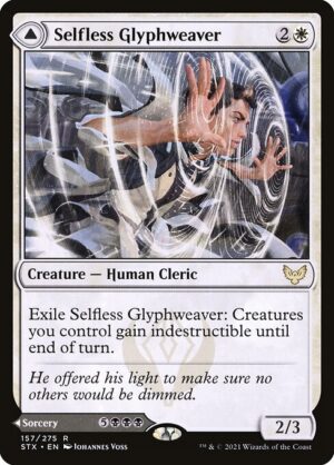 Selfless Glyphweaver // Deadly Vanity - Foil<br /><span class="collector-number">Collector No. 157</span>