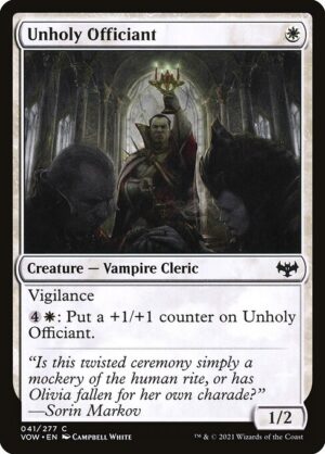 Unholy Officiant<br /><span class="collector-number">Collector No. 41</span>