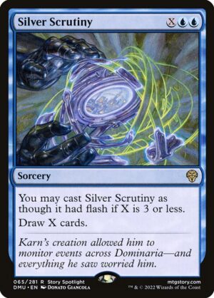 Silver Scrutiny - Foil<br /><span class="collector-number">Collector No. 65</span>