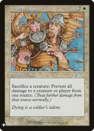 Martyr's Cause<br /><span class="collector-number">Collector No. ULG-13</span>