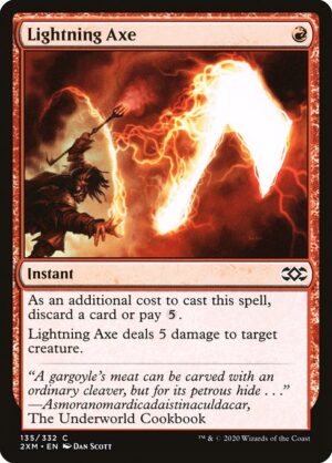 Lightning Axe - Foil<br /><span class="collector-number">Collector No. 135</span>