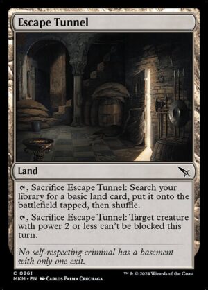 Escape Tunnel<br /><span class="collector-number">Collector No. 261</span>