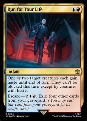 Run for Your Life - Foil<br /><span class="collector-number">Collector No. 154</span>
