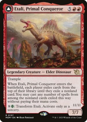 Etali, Primal Conqueror // Etali, Primal Sickness - Foil<br /><span class="collector-number">Collector No. 137</span>