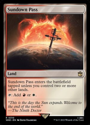 Sundown Pass - Foil<br /><span class="collector-number">Collector No. 310</span>