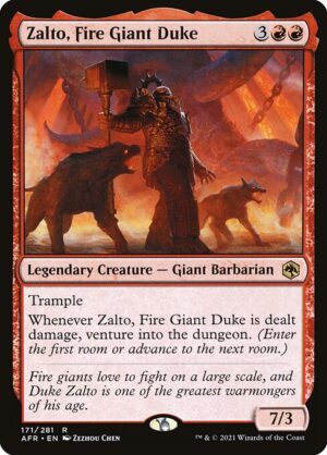 Zalto, Fire Giant Duke - Foil<br /><span class="collector-number">Collector No. 171</span>