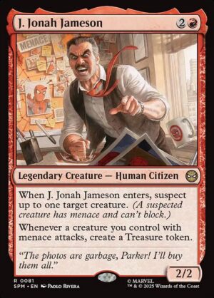 J. Jonah Jameson - Foil<br /><span class="collector-number">Collector No. 81</span>