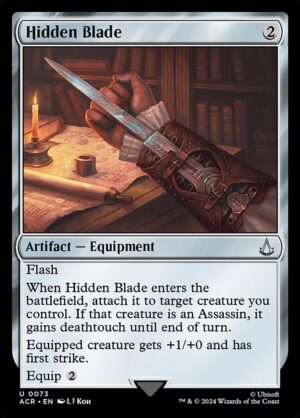 Hidden Blade - Foil<br /><span class="collector-number">Collector No. 73</span>
