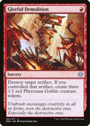 Gleeful Demolition - Foil<br /><span class="collector-number">Collector No. 134</span>