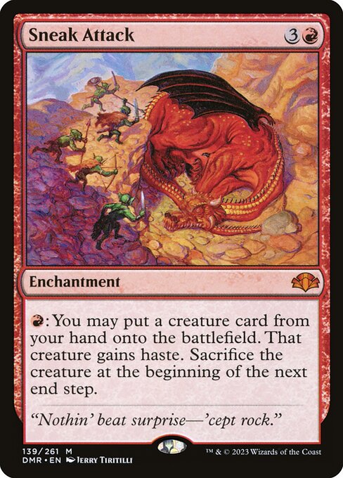 Sneak Attack - Foil<br /><span class="collector-number">Collector No. 139</span>