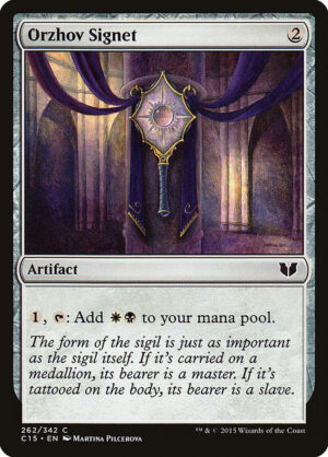 Orzhov Signet<br /><span class="collector-number">Collector No. 262</span>