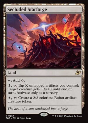 Secluded Starforge - Foil<br /><span class="collector-number">Collector No. 257</span>