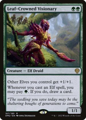 Leaf-Crowned Visionary - Foil<br /><span class="collector-number">Collector No. 167</span>