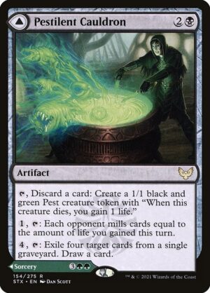 Pestilent Cauldron // Restorative Burst - Foil<br /><span class="collector-number">Collector No. 154</span>